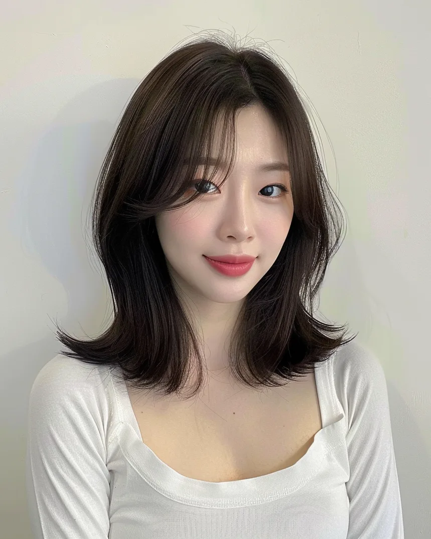 약수역 미용실 신당동 미용실 약수 미용실 약수동 미용실 Korean seoul hair salon (13) Korean hairstyle - Soft curl perm at AVA Hair Salon Seoul