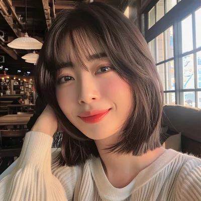 약수역 미용실 신당동 미용실 약수 미용실 약수동 미용실 Korean seoul hair salon (9) Korean hairstyle - Short layered bob at AVA Hair Salon Seoul