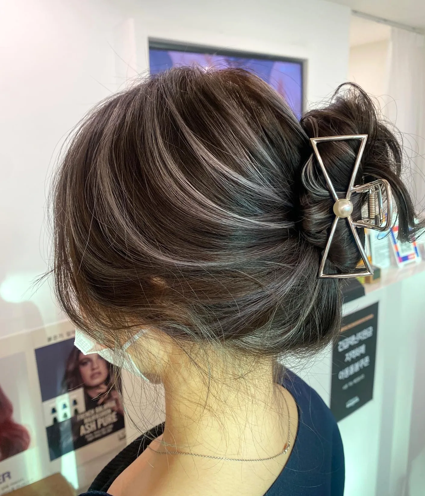 ash brown balayage Seoul - Style 10 at Korea Hair Salon Seoul