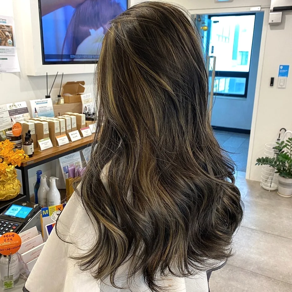 ash brown balayage Seoul - Style 3 at Korea Hair Salon Seoul