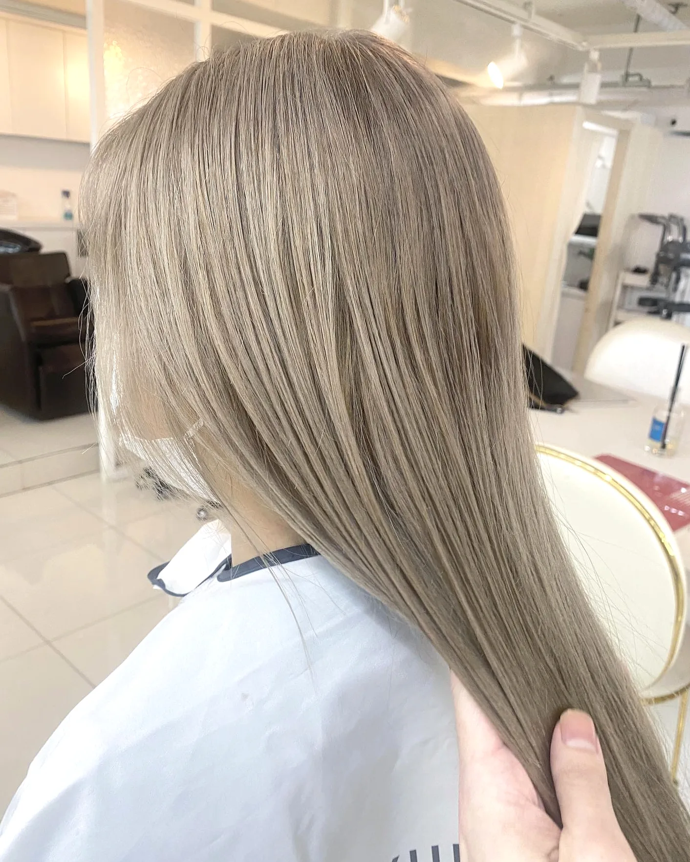 ash brown balayage Seoul - Style 6 at Korea Hair Salon Seoul