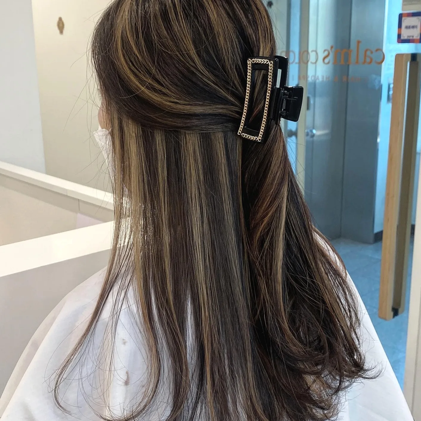 ash brown balayage Seoul - Style 7 at Korea Hair Salon Seoul