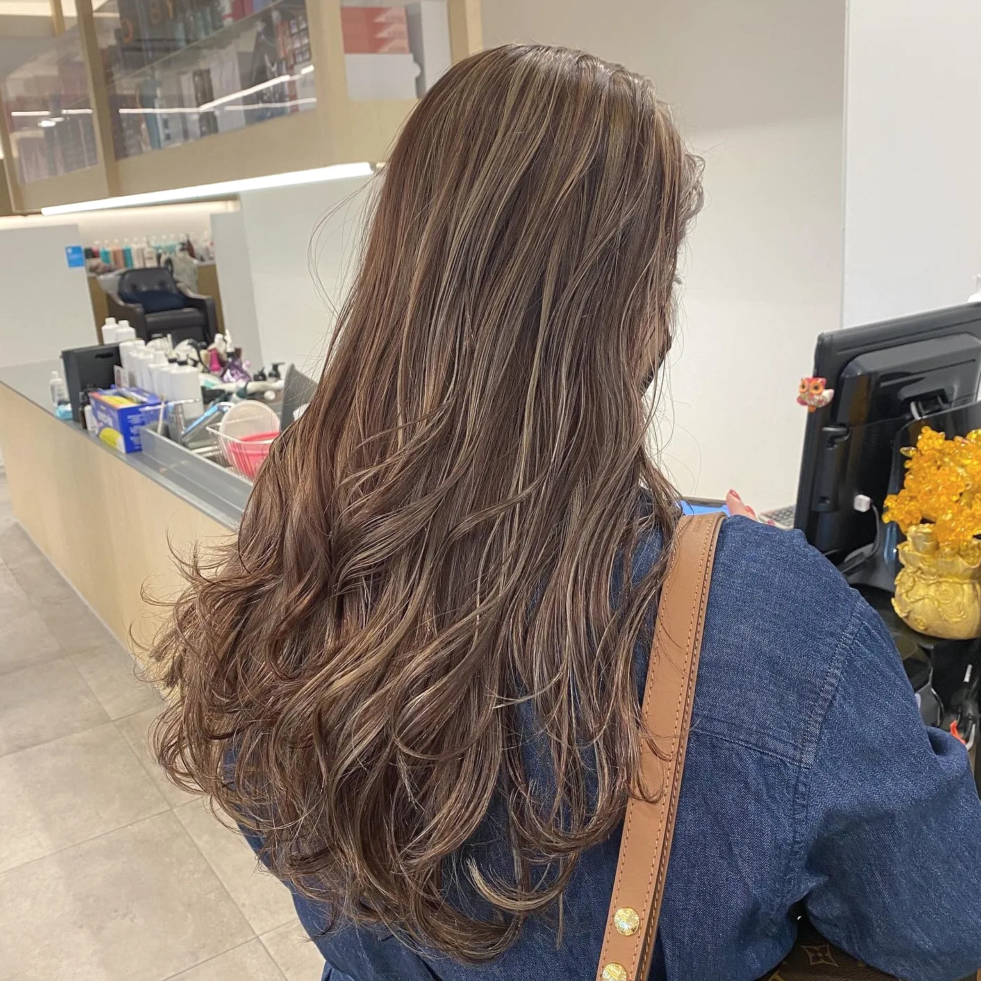 ash brown balayage Seoul - Style 1 at Korea Hair Salon Seoul