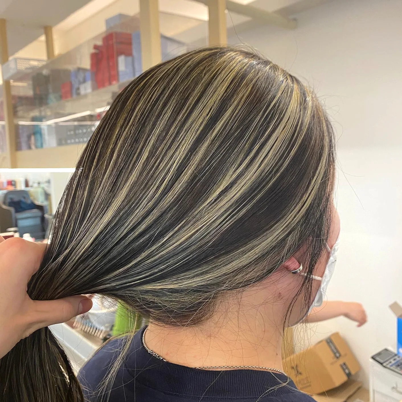 ash brown balayage Seoul - Style 3 at Korea Hair Salon Seoul