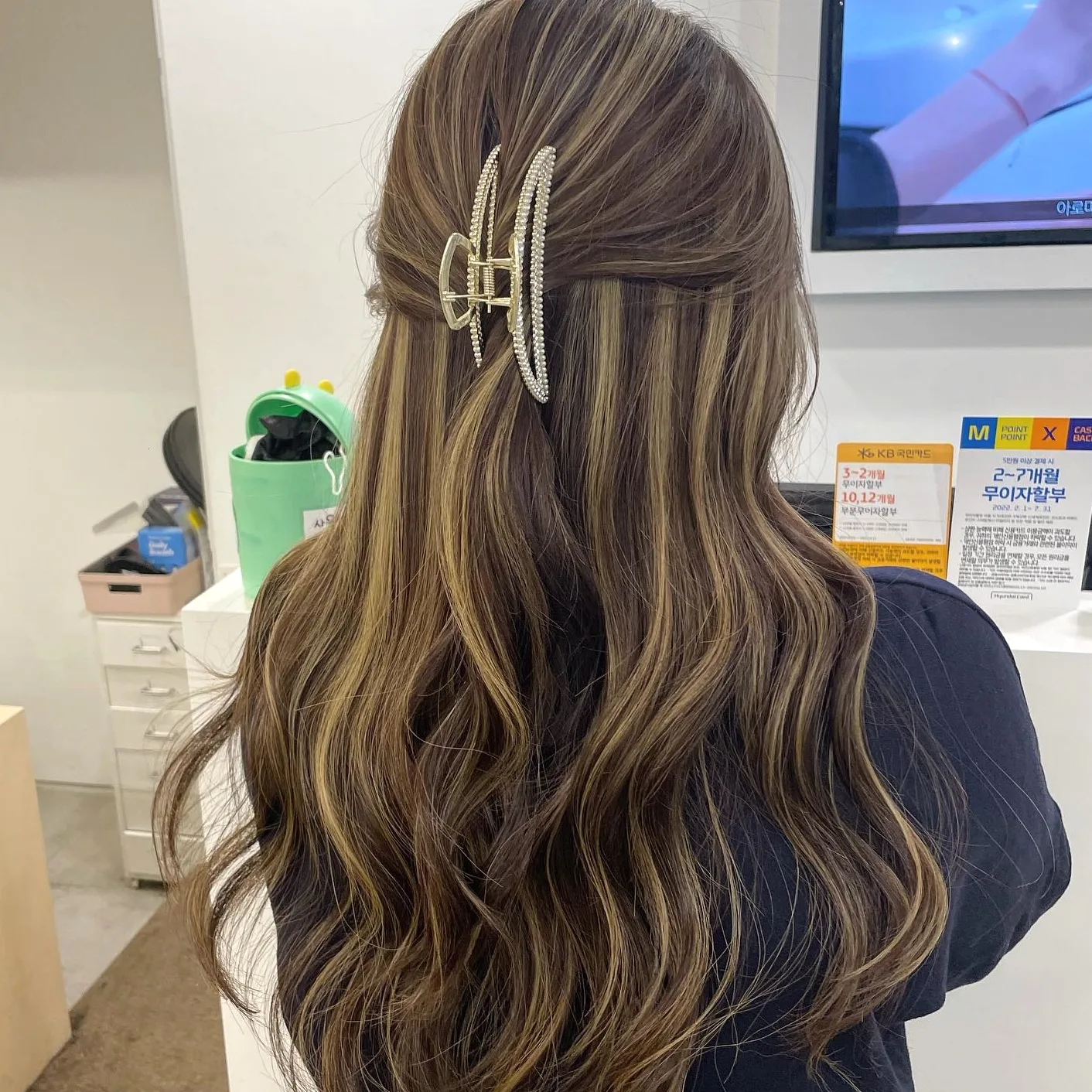 ash brown balayage Seoul - Style 9 at Korea Hair Salon Seoul