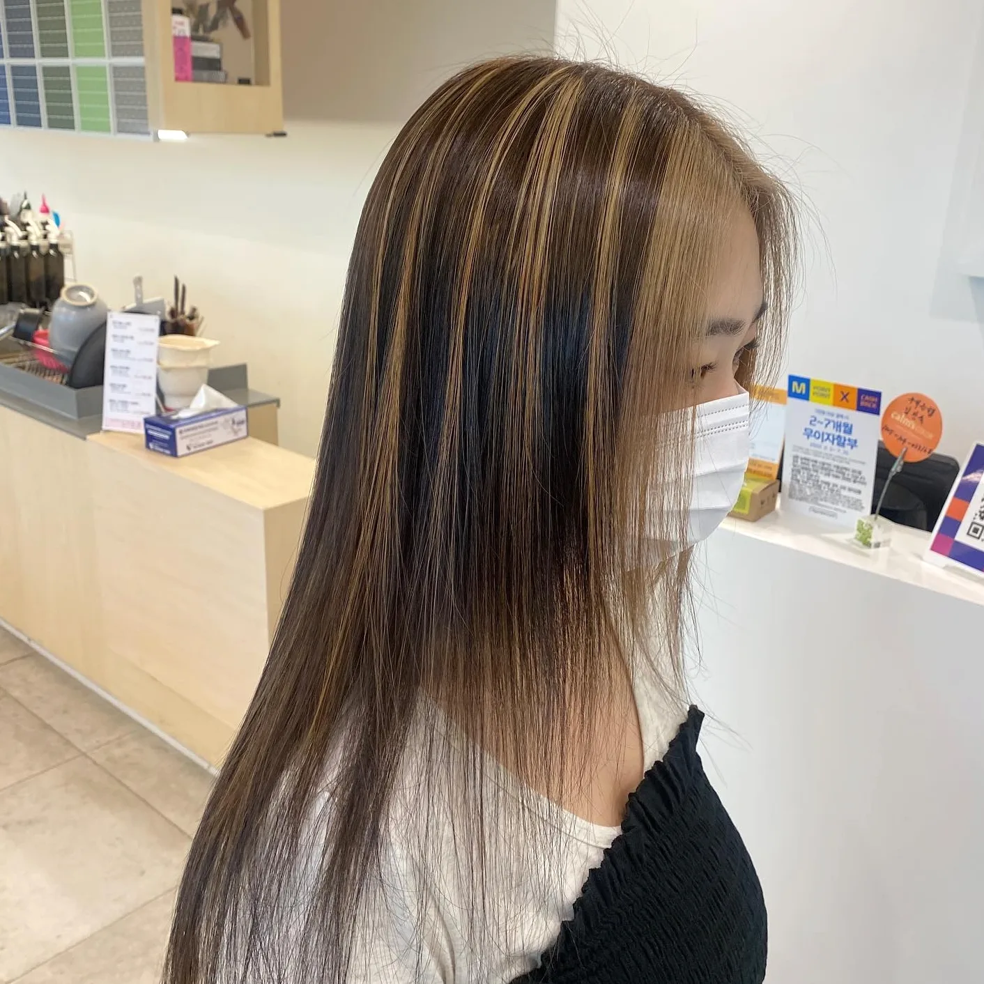 bold highlight styles Seoul 2026 - Style 1 at Korea Hair Salon Seoul