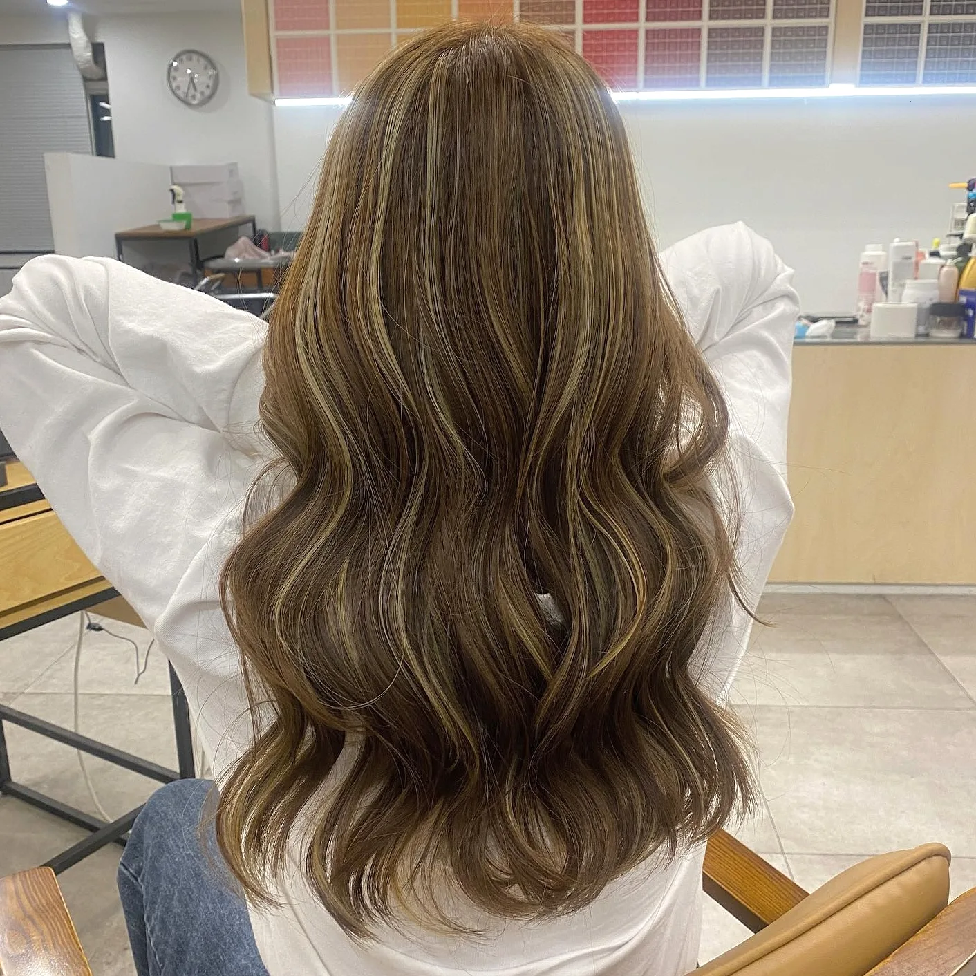 chic ash brown balayage Seoul - Style 1 at Korea Hair Salon Seoul