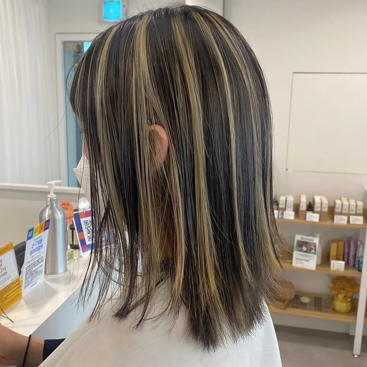 chic ash brown balayage Seoul - Style 10 at Korea Hair Salon Seoul