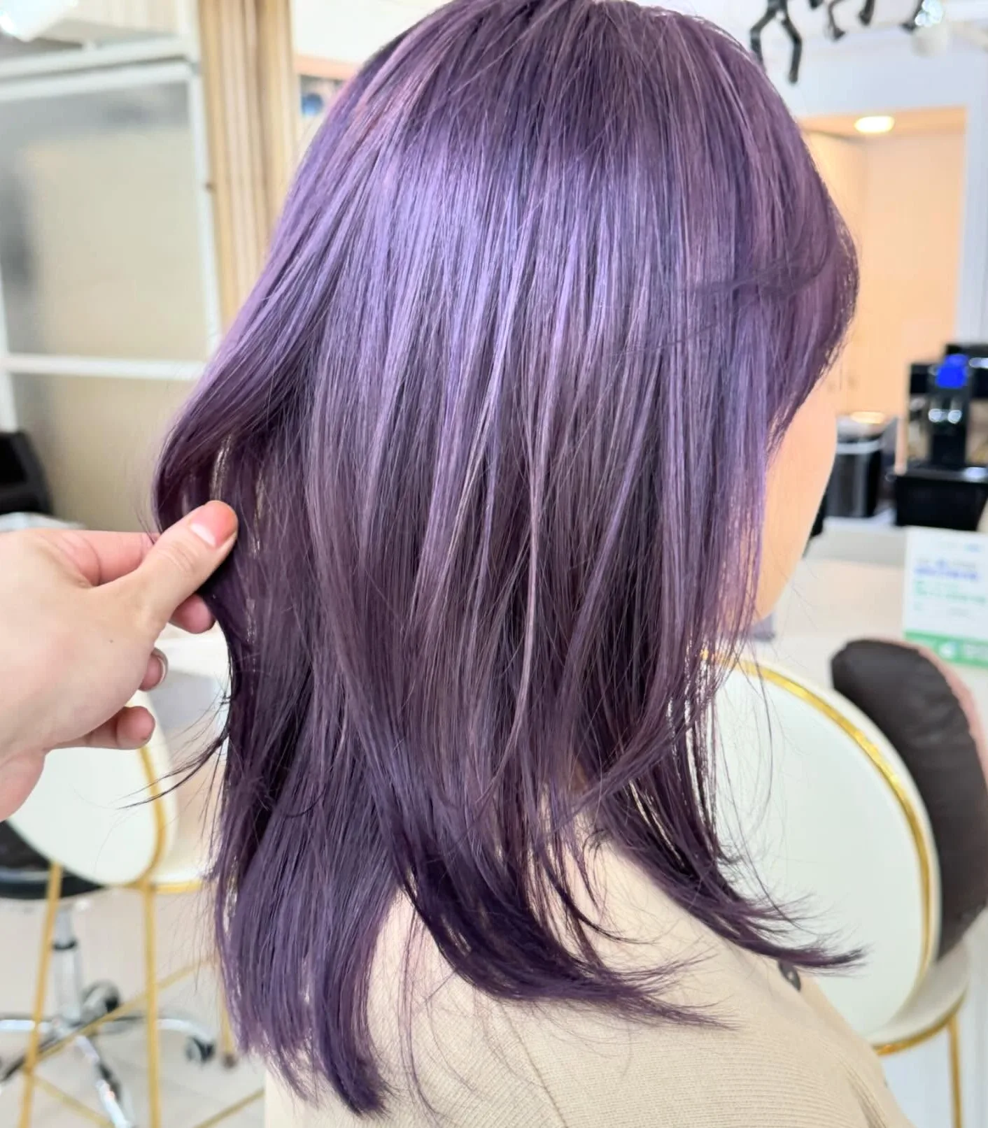 chic ash brown balayage Seoul - Style 4 at Korea Hair Salon Seoul