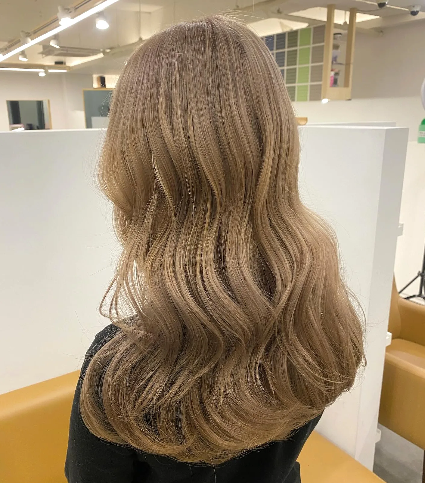 chic ash brown balayage Seoul - Style 8 at Korea Hair Salon Seoul