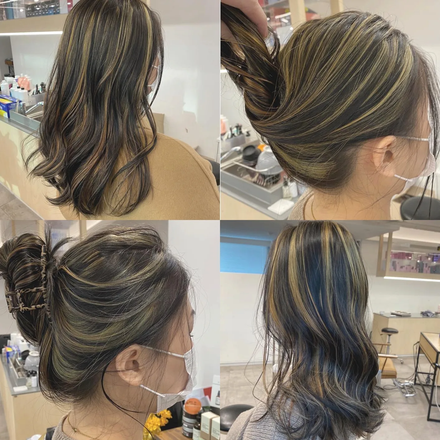 chic pink hair Seoul - Style 5 at Korea Hair Salon Seoul