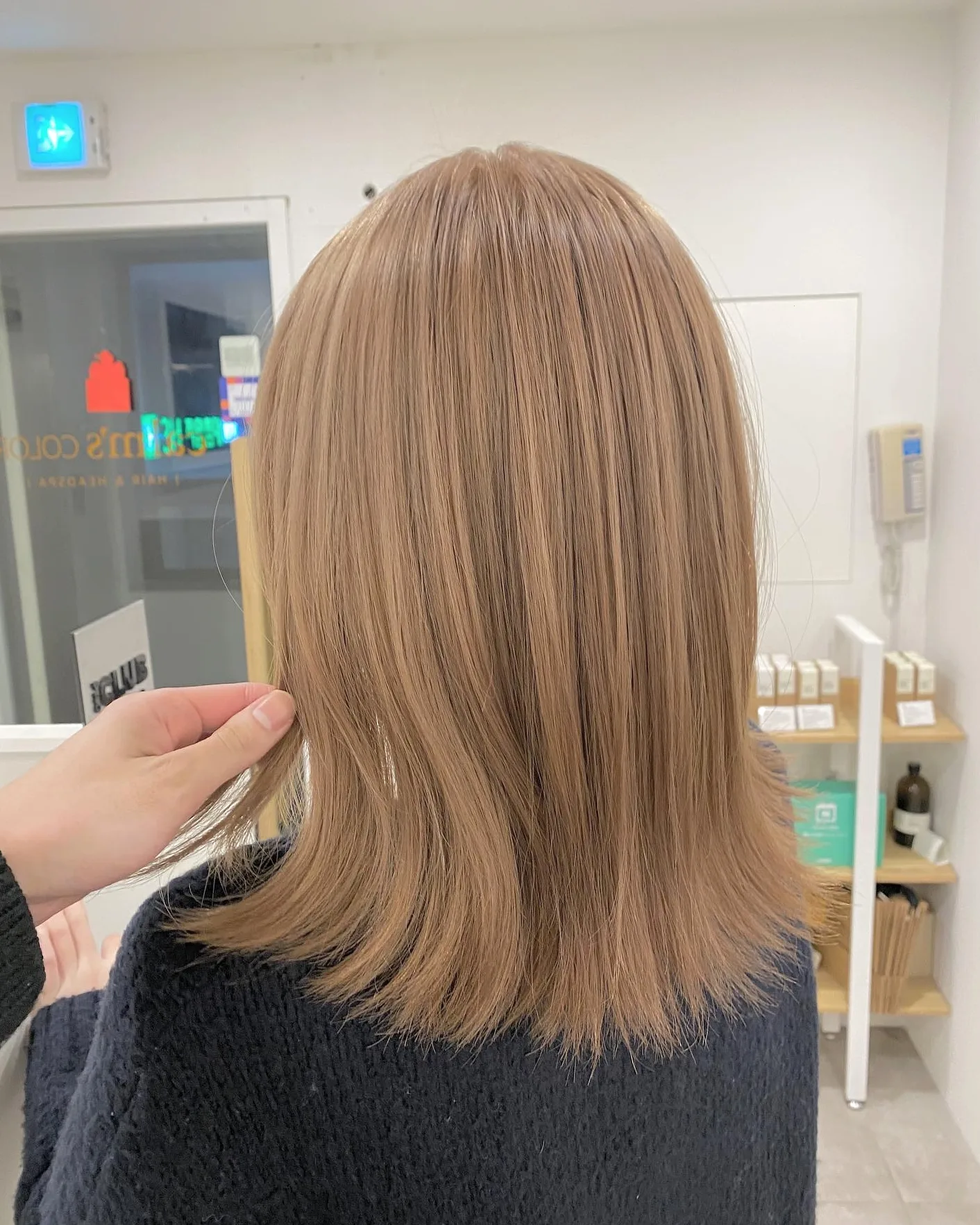 chic pink hair Seoul - Style 9 at Korea Hair Salon Seoul