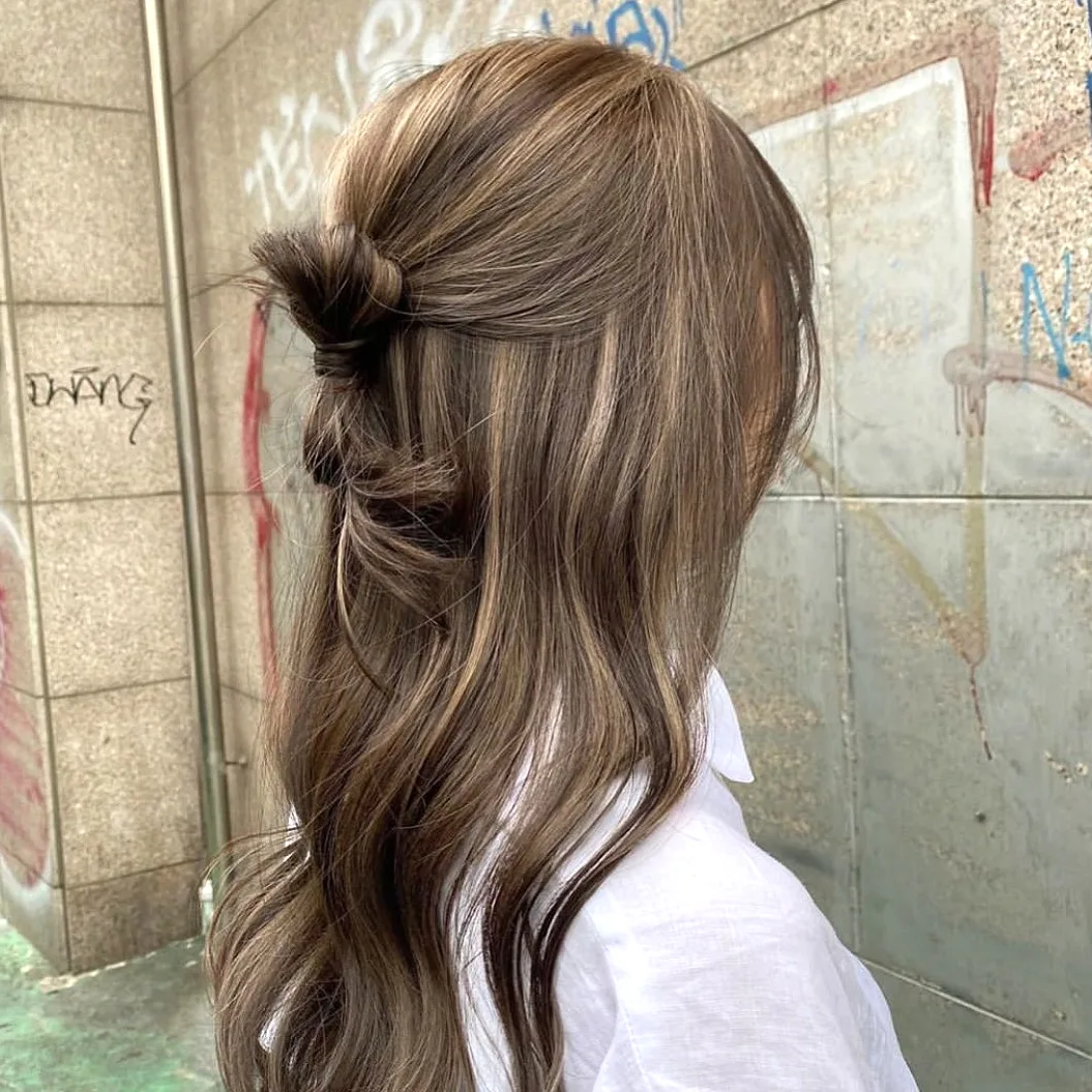 chic winter hair colors 2026 - Style 3 at Korea Hair Salon Seoul