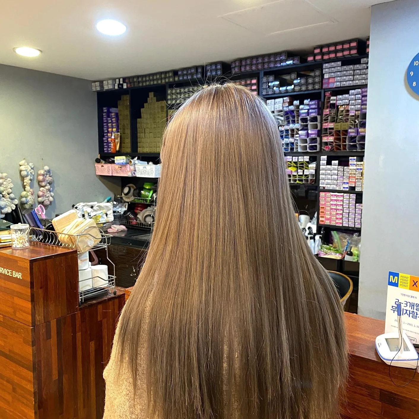 chic winter hair colors 2026 - Style 5 at Korea Hair Salon Seoul