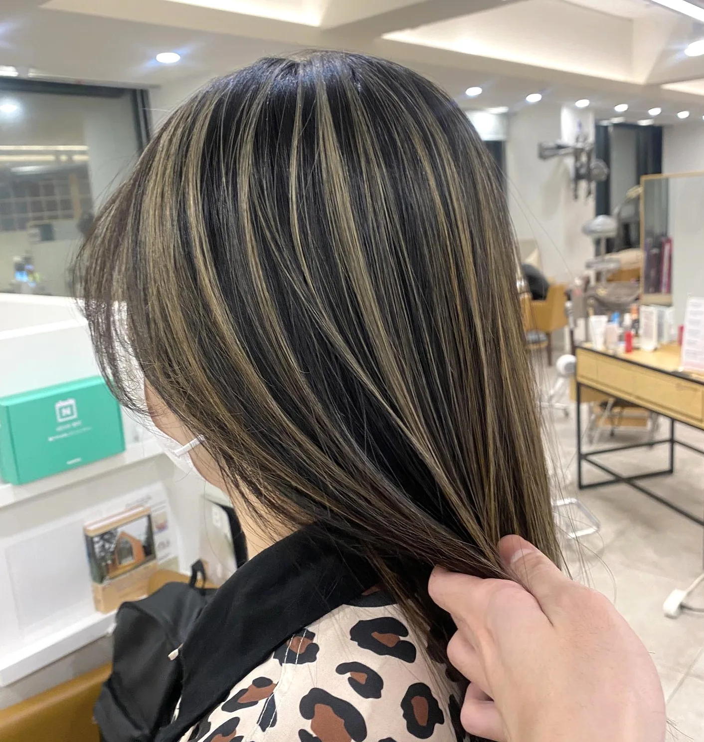 ash brown balayage Seoul - Style 3 at Korea Hair Salon Seoul