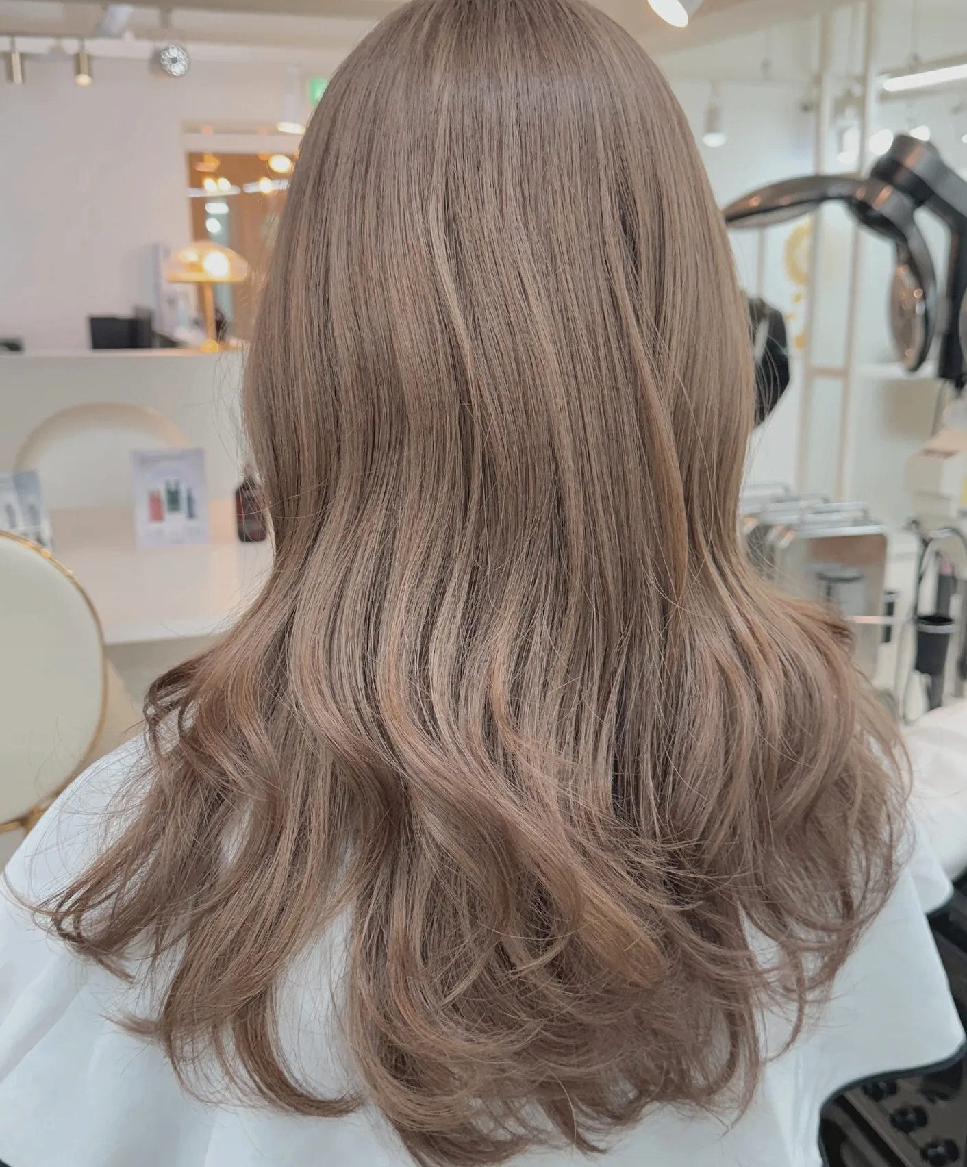 ash brown balayage Seoul - Style 4 at Korea Hair Salon Seoul