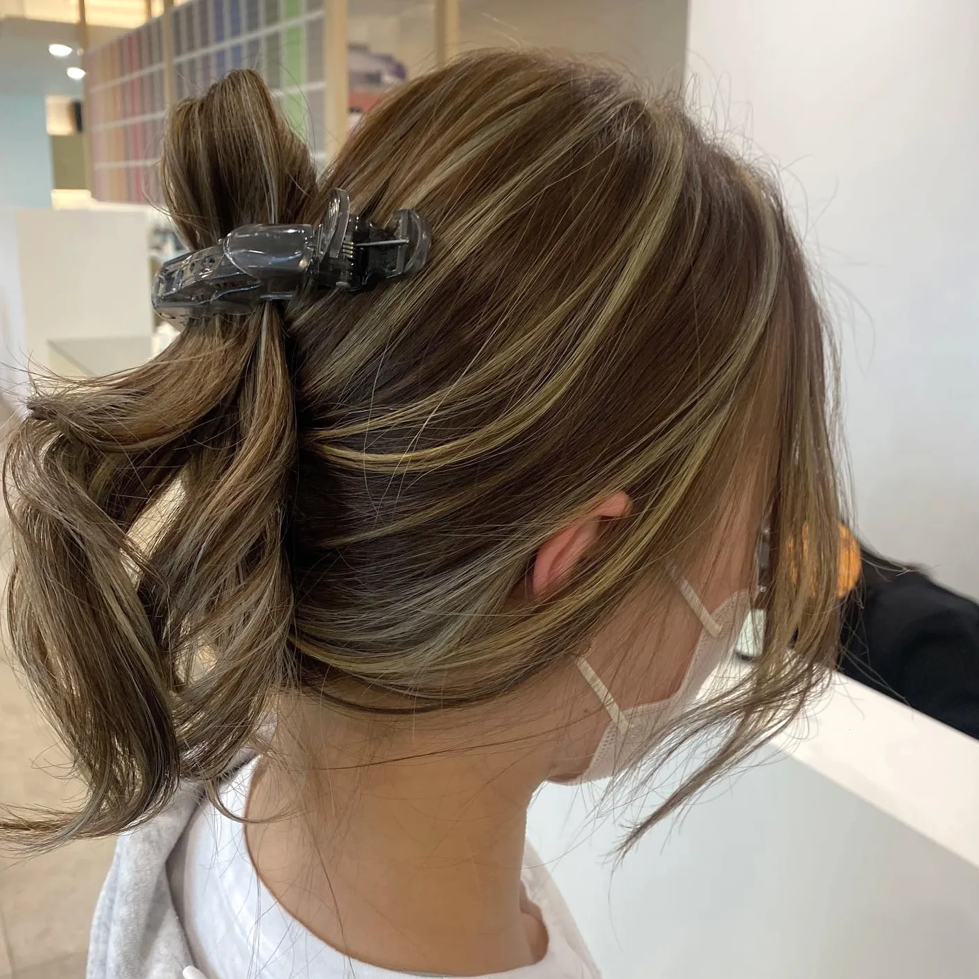 elegant ash brown balayage Seoul - Style 2 at Korea Hair Salon Seoul