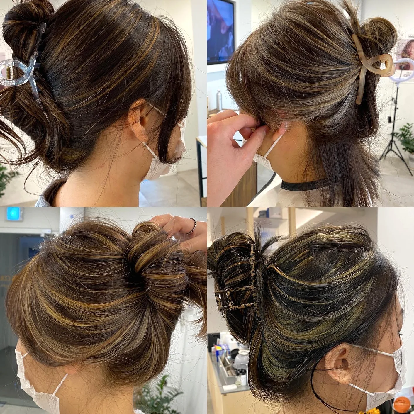 elegant ash brown balayage Seoul - Style 3 at Korea Hair Salon Seoul