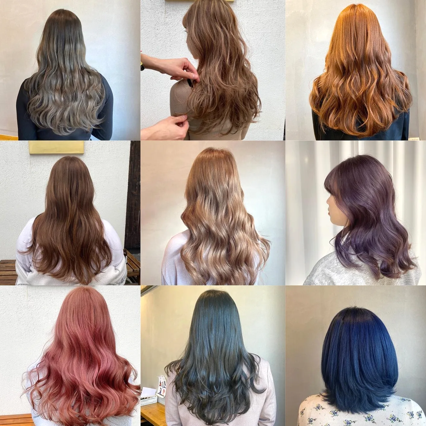 elegant ash brown Seoul - Style 9 at Korea Hair Salon Seoul