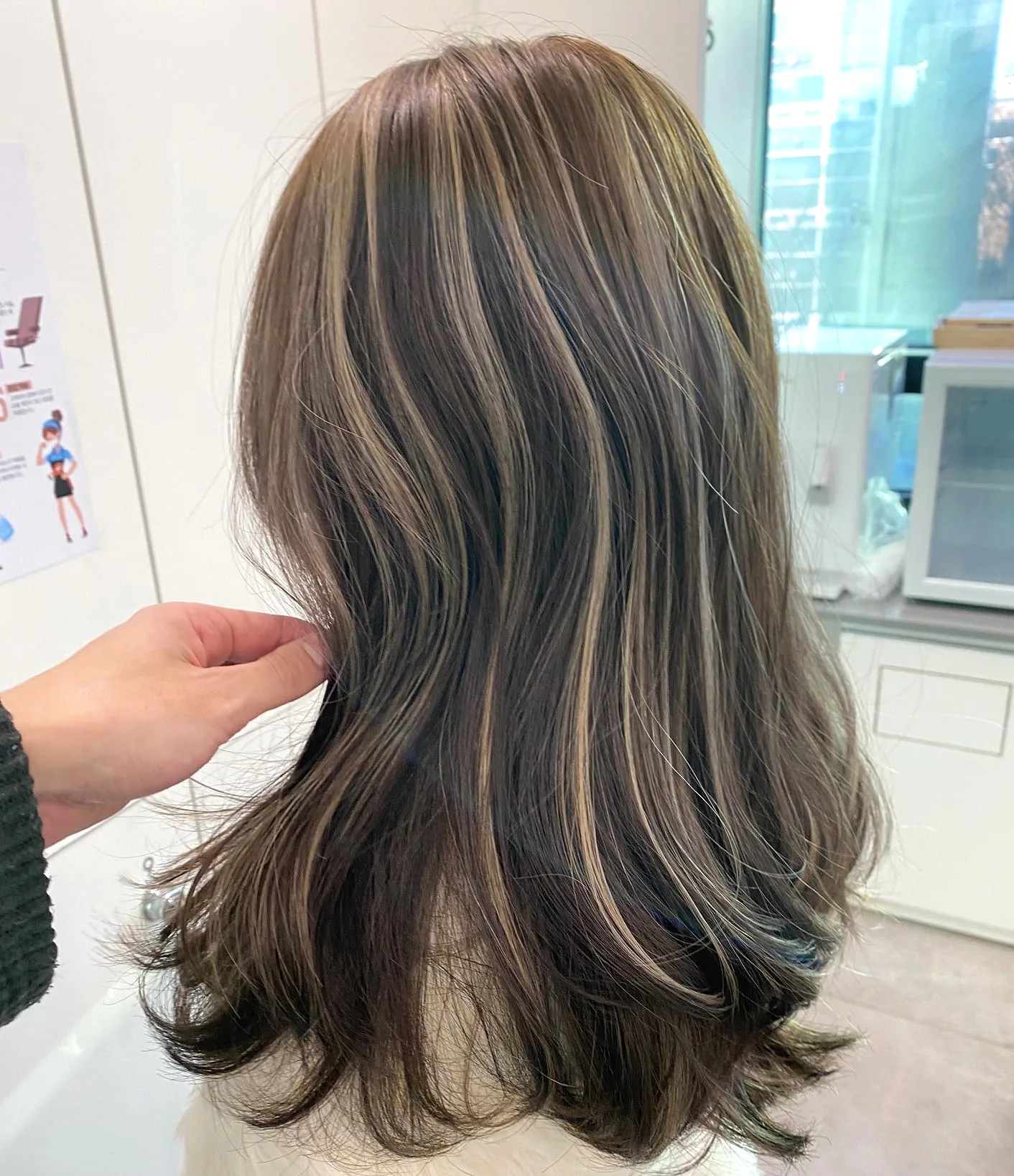 styles for long faces 2026 - Style 2 at Korea Hair Salon Seoul