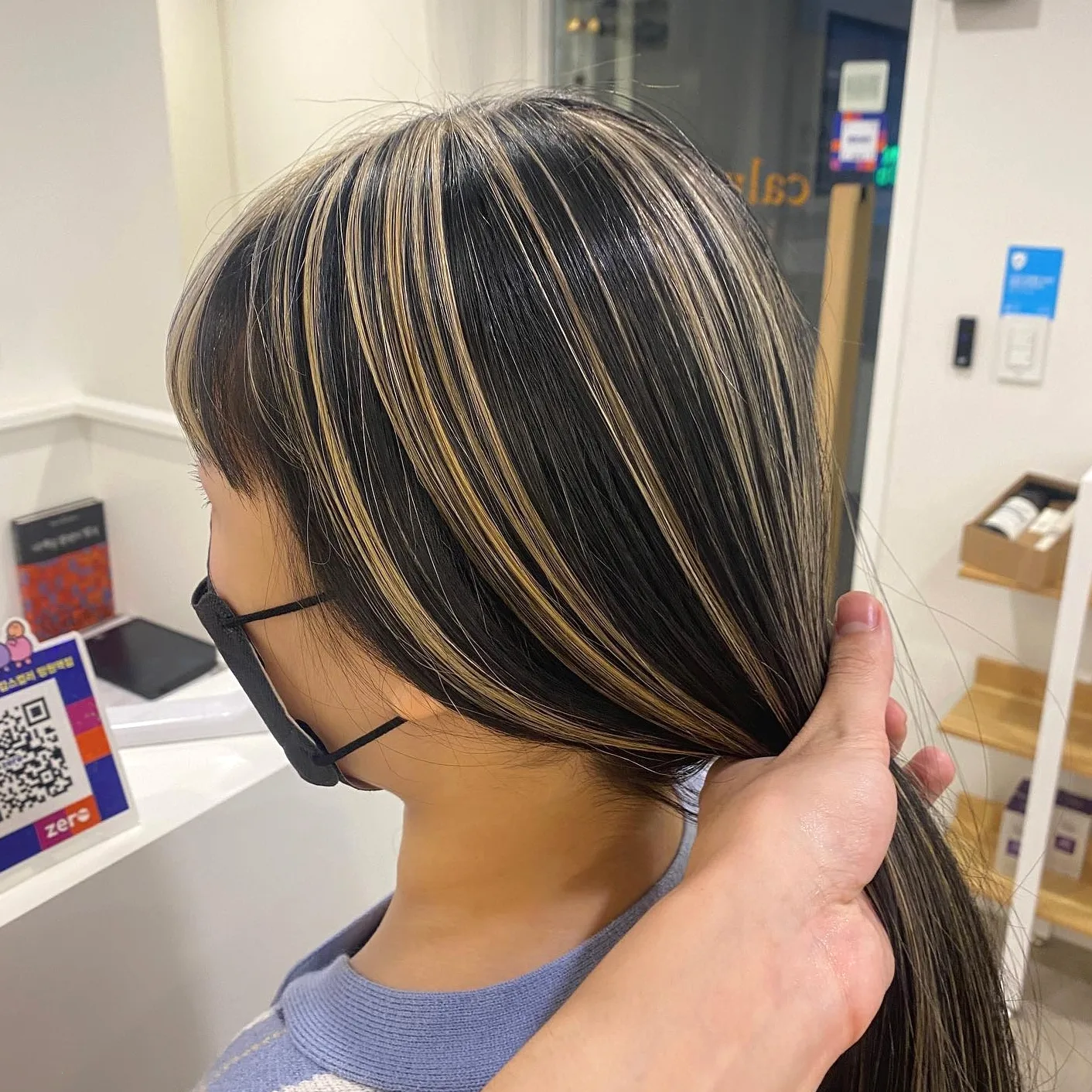 layered hair color Seoul - Style 2 at Korea Hair Salon Seoul