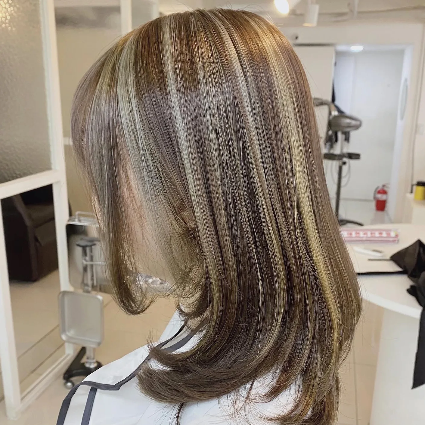 layered hair color Seoul - Style 3 at Korea Hair Salon Seoul