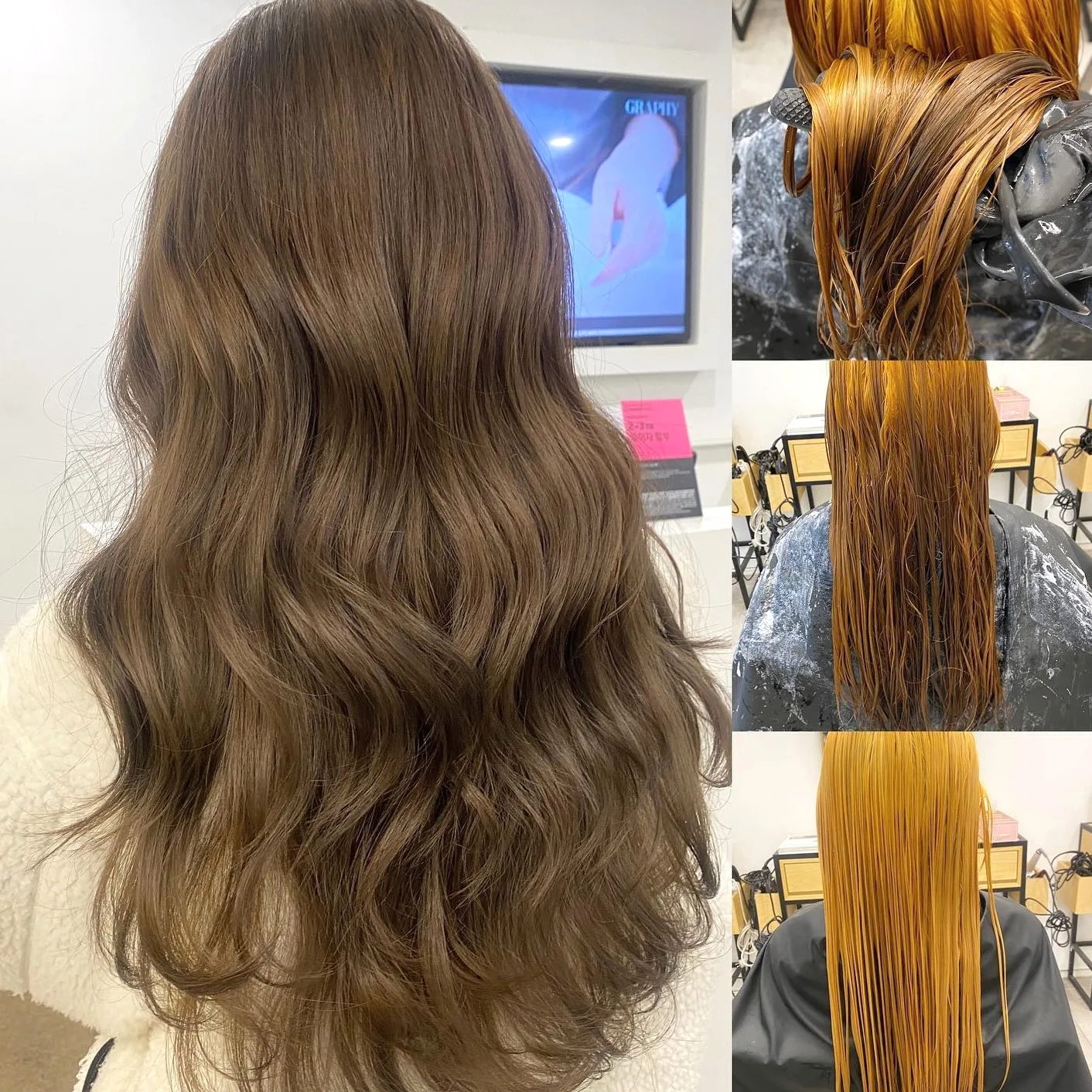 layered highlights Seoul - Style 9 at Korea Hair Salon Seoul