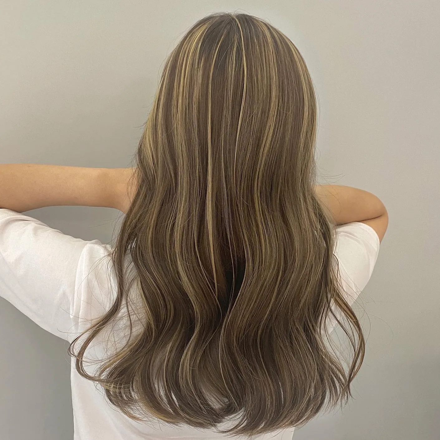 ash brown balayage Seoul - Style 1 at Korea Hair Salon Seoul