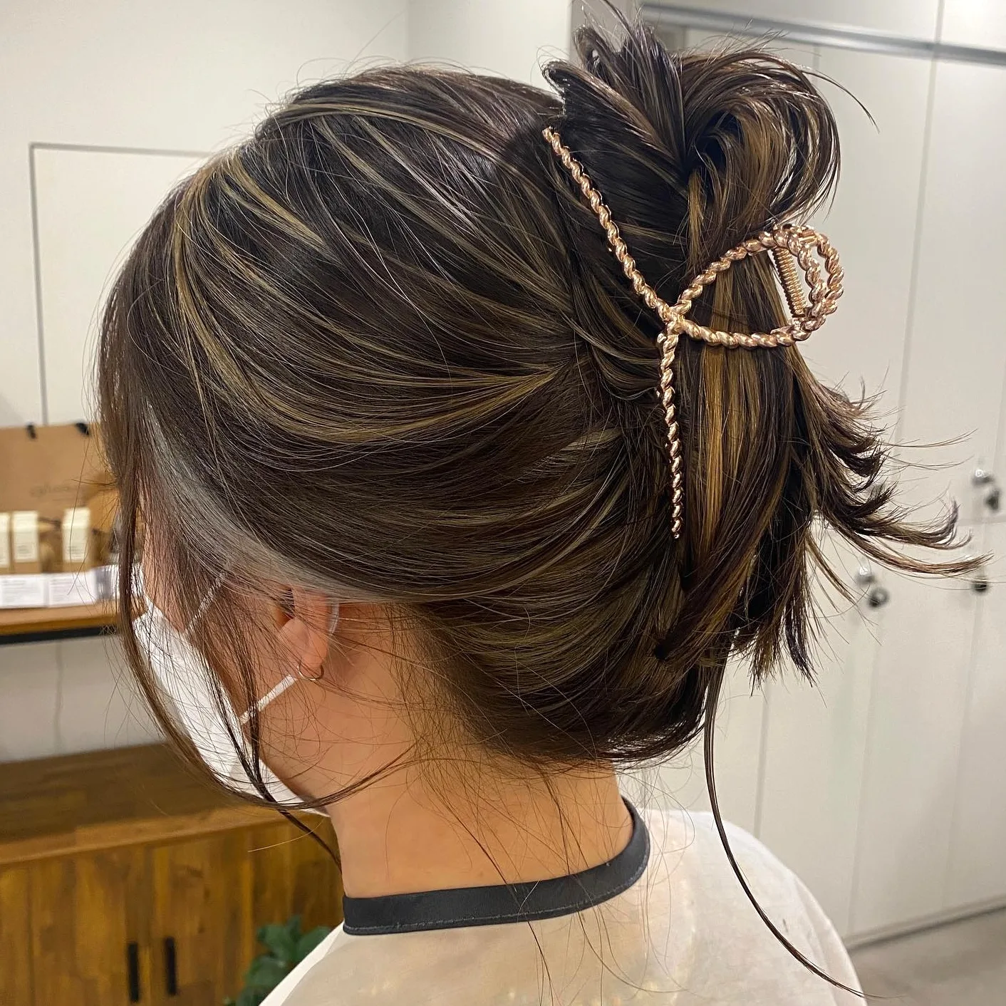ash brown balayage Seoul - Style 10 at Korea Hair Salon Seoul
