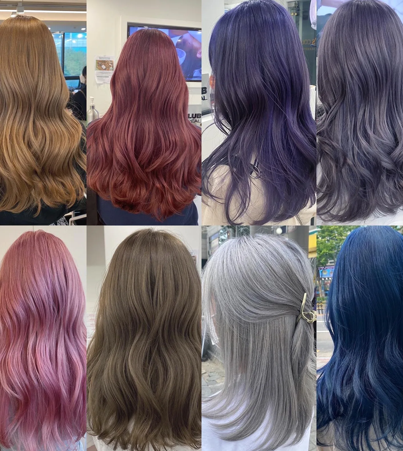 ash brown balayage Seoul - Style 2 at Korea Hair Salon Seoul