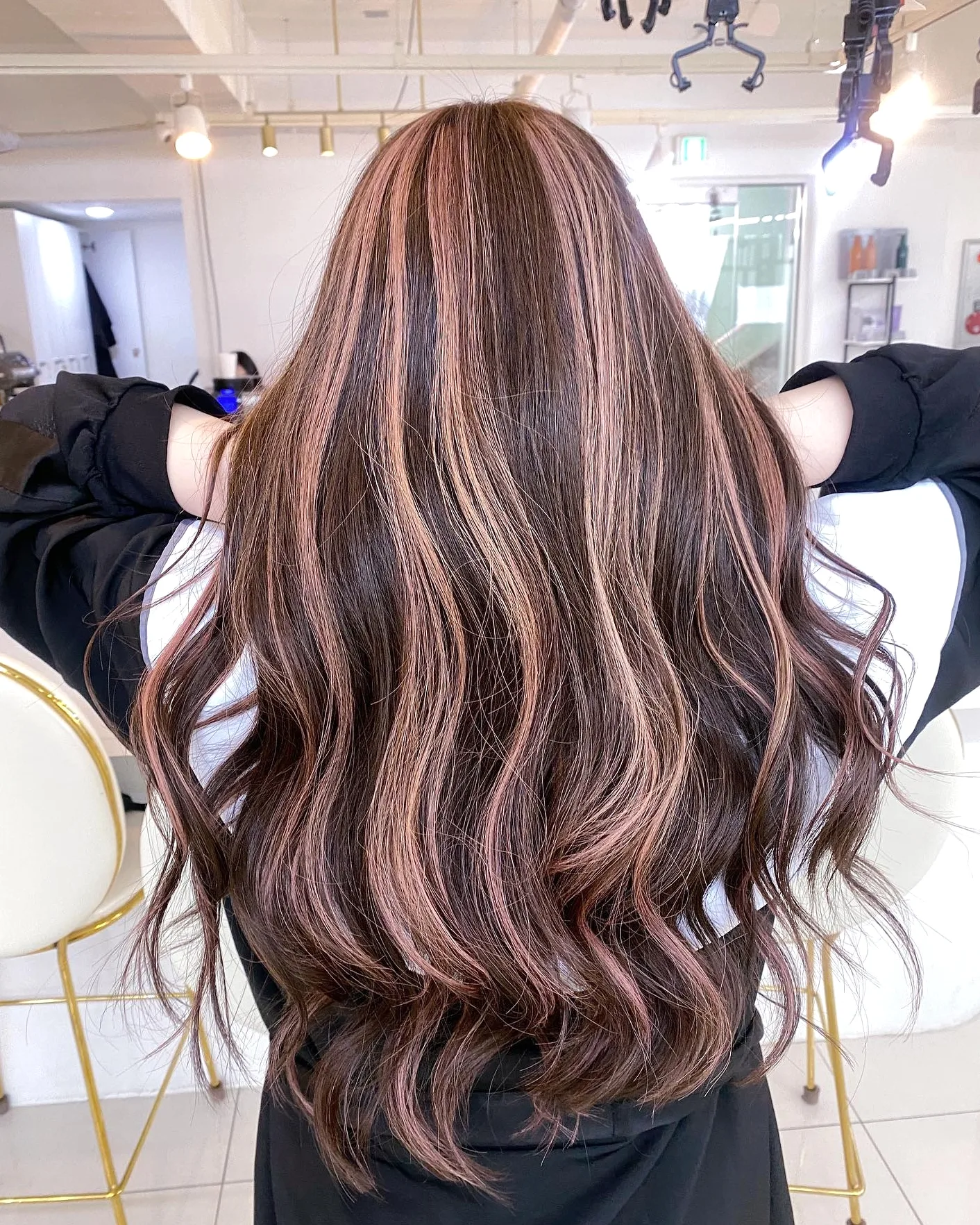 ash brown balayage Seoul - Style 4 at Korea Hair Salon Seoul