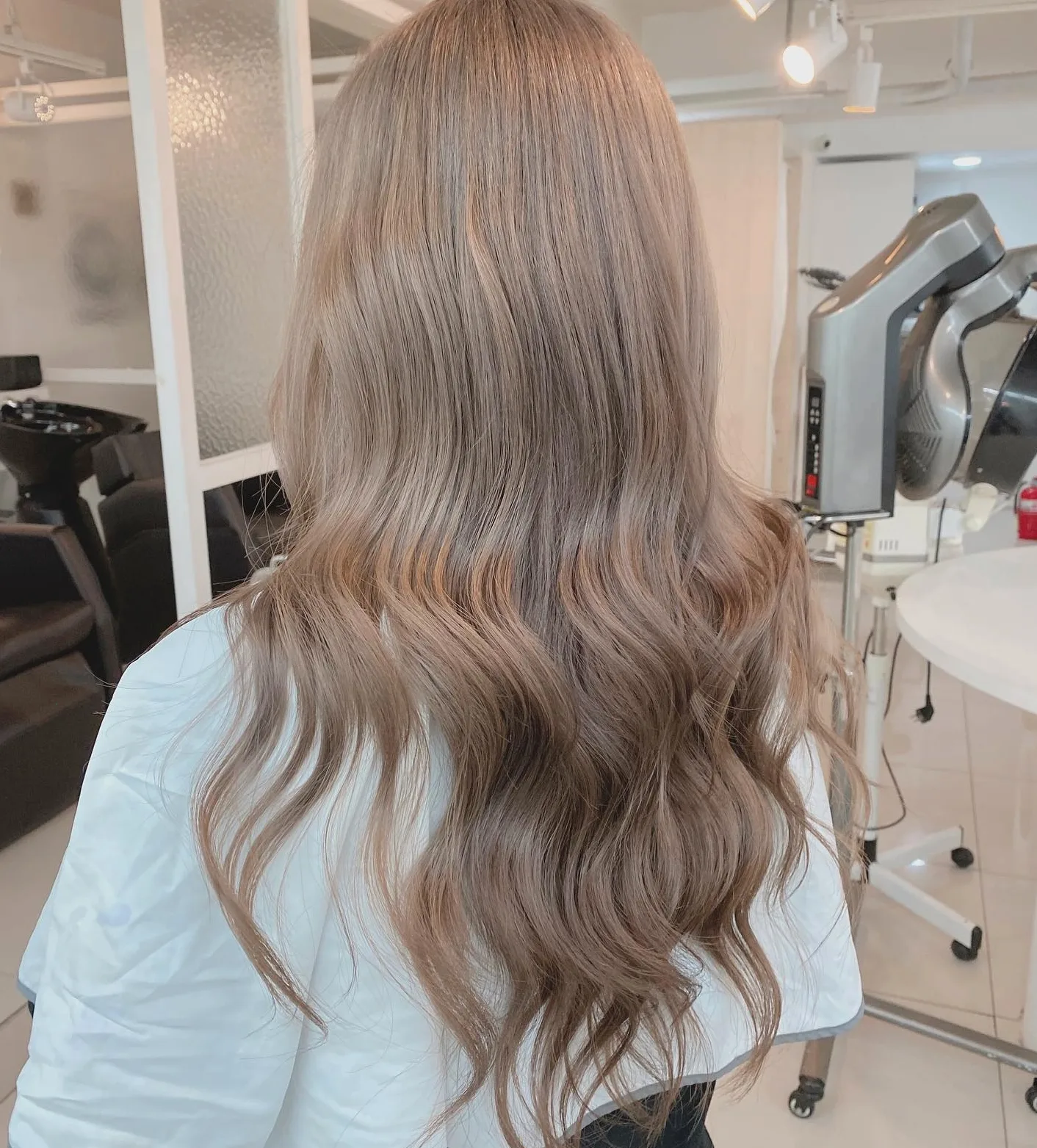 ash brown highlights Seoul 2026 - Style 5 at Korea Hair Salon Seoul