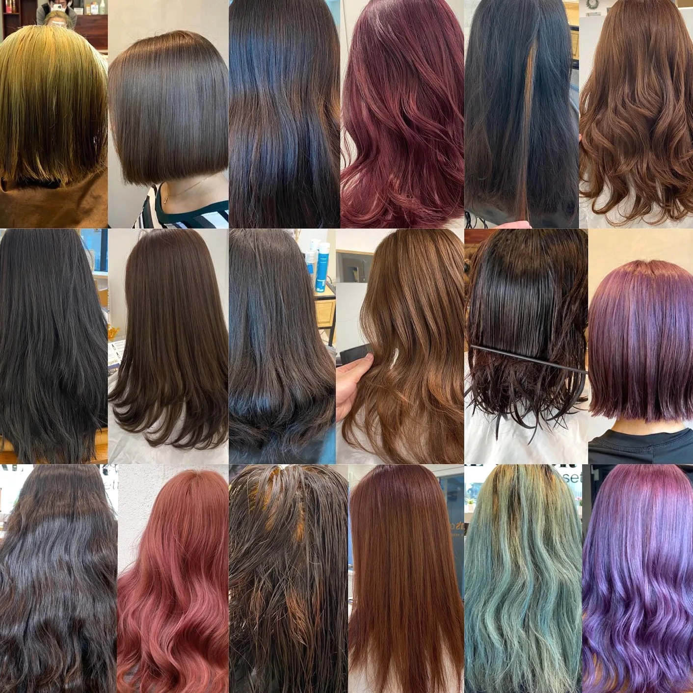 ash brown highlights Seoul - Style 2 at Korea Hair Salon Seoul
