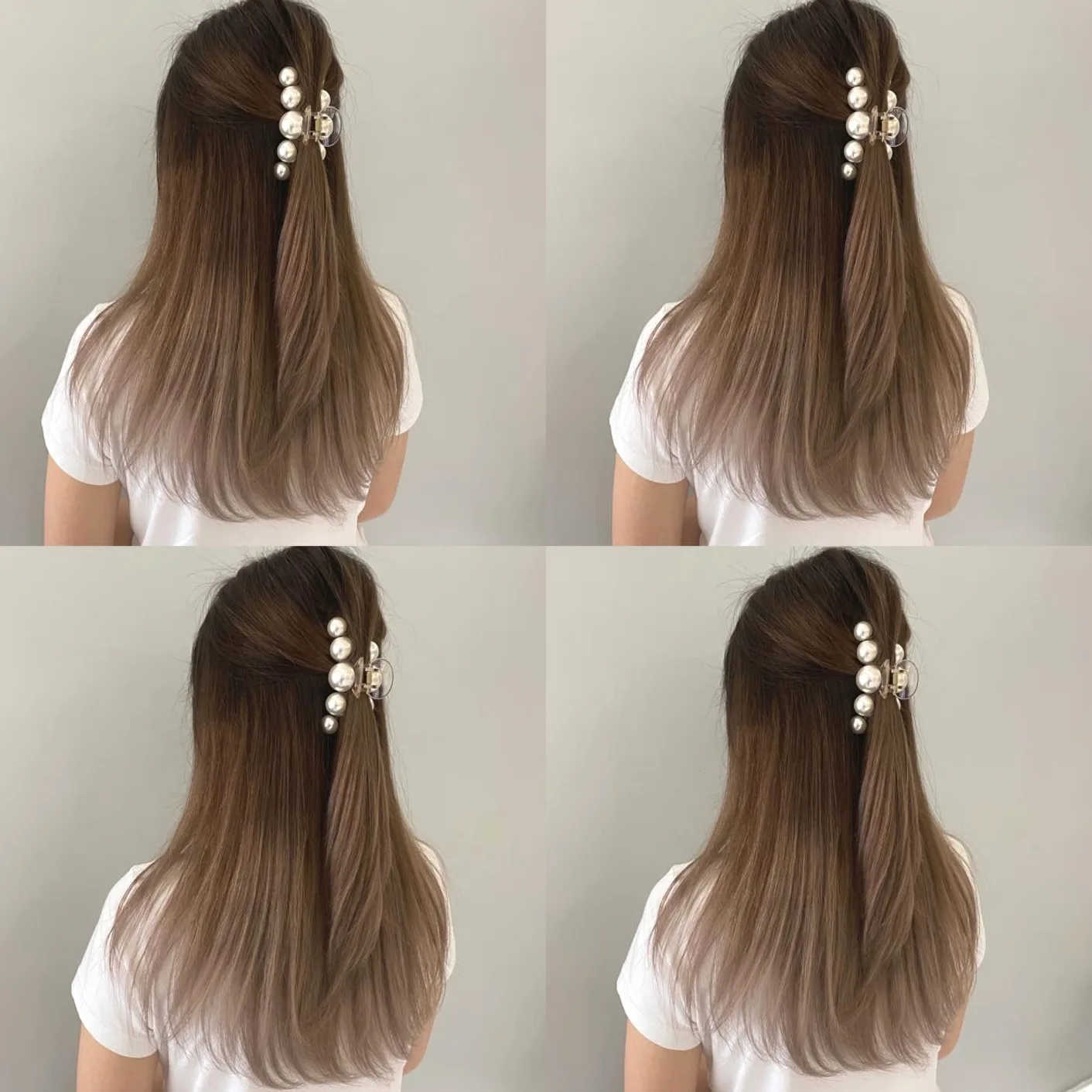 ash brown highlights Seoul - Style 3 at Korea Hair Salon Seoul
