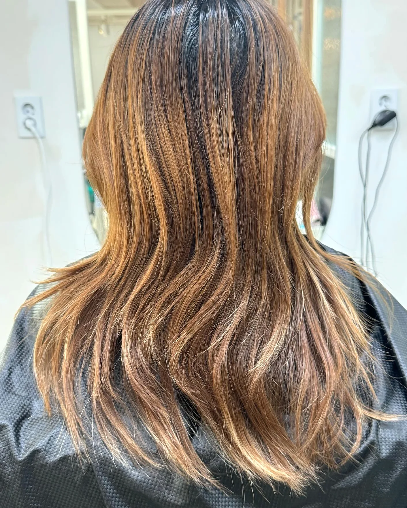 ash brown highlights Seoul - Style 9 at Korea Hair Salon Seoul