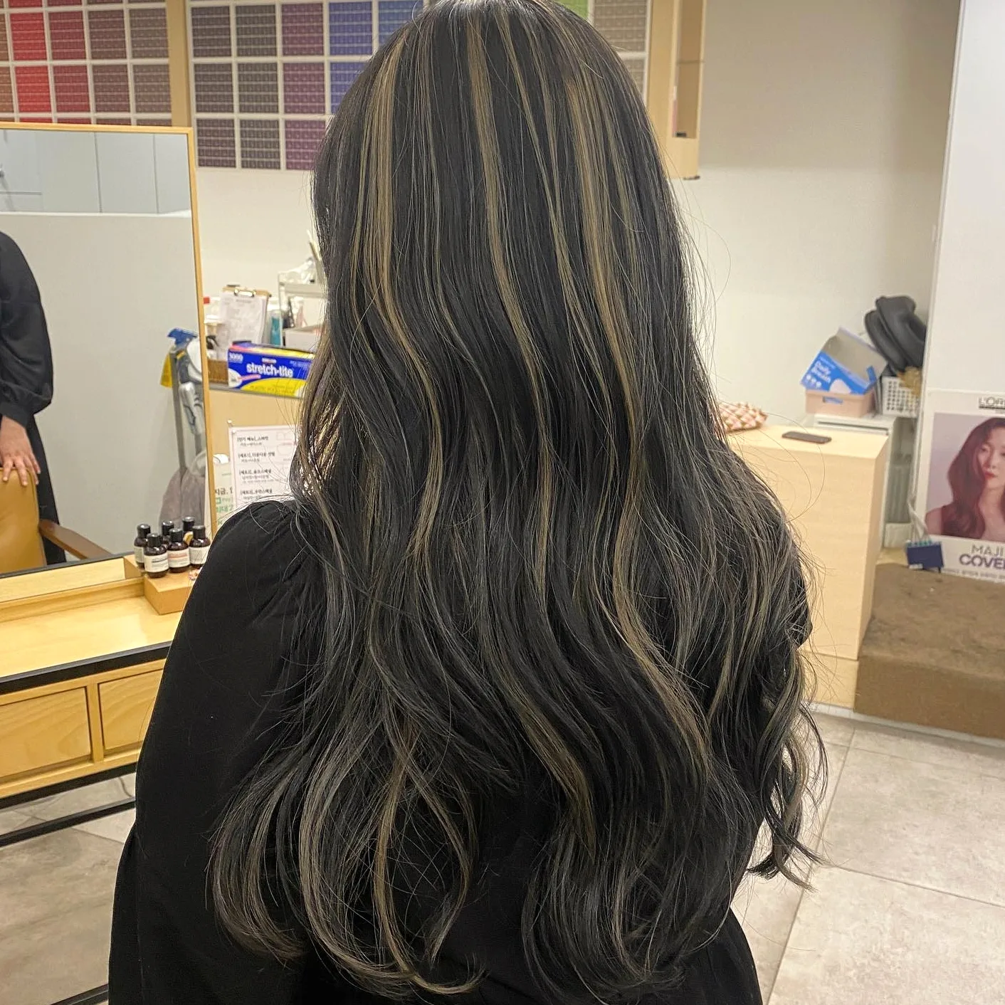 face-framing highlights 2026 - Style 2 at Korea Hair Salon Seoul