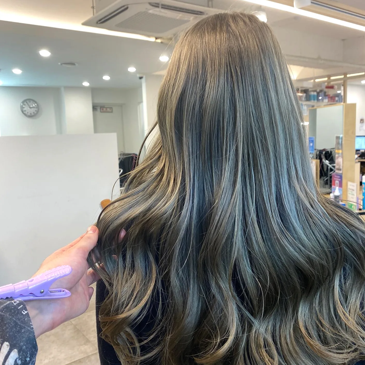 soft blue waves 2026 - Style 6 at Korea Hair Salon Seoul