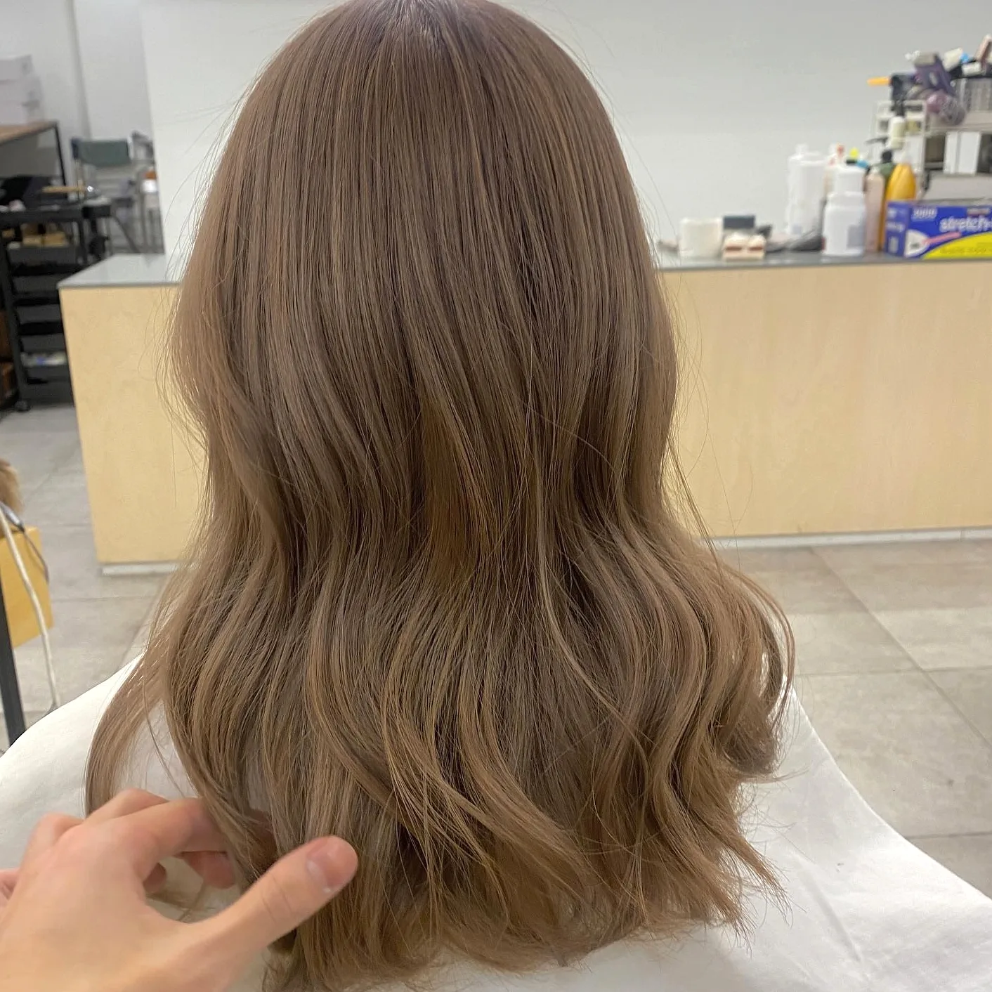 ash brown balayage Seoul 2026 - Style 1 at Korea Hair Salon Seoul