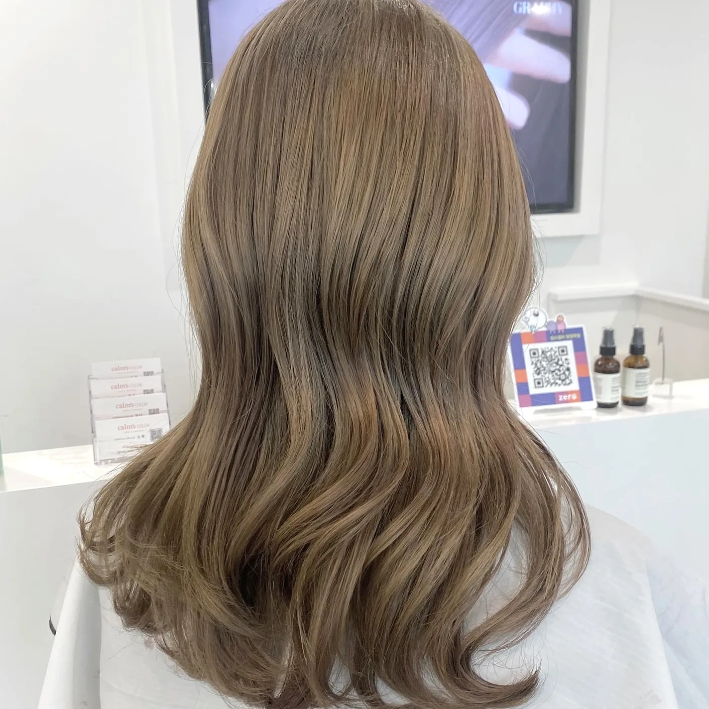 ash brown balayage Seoul 2026 - Style 8 at Korea Hair Salon Seoul
