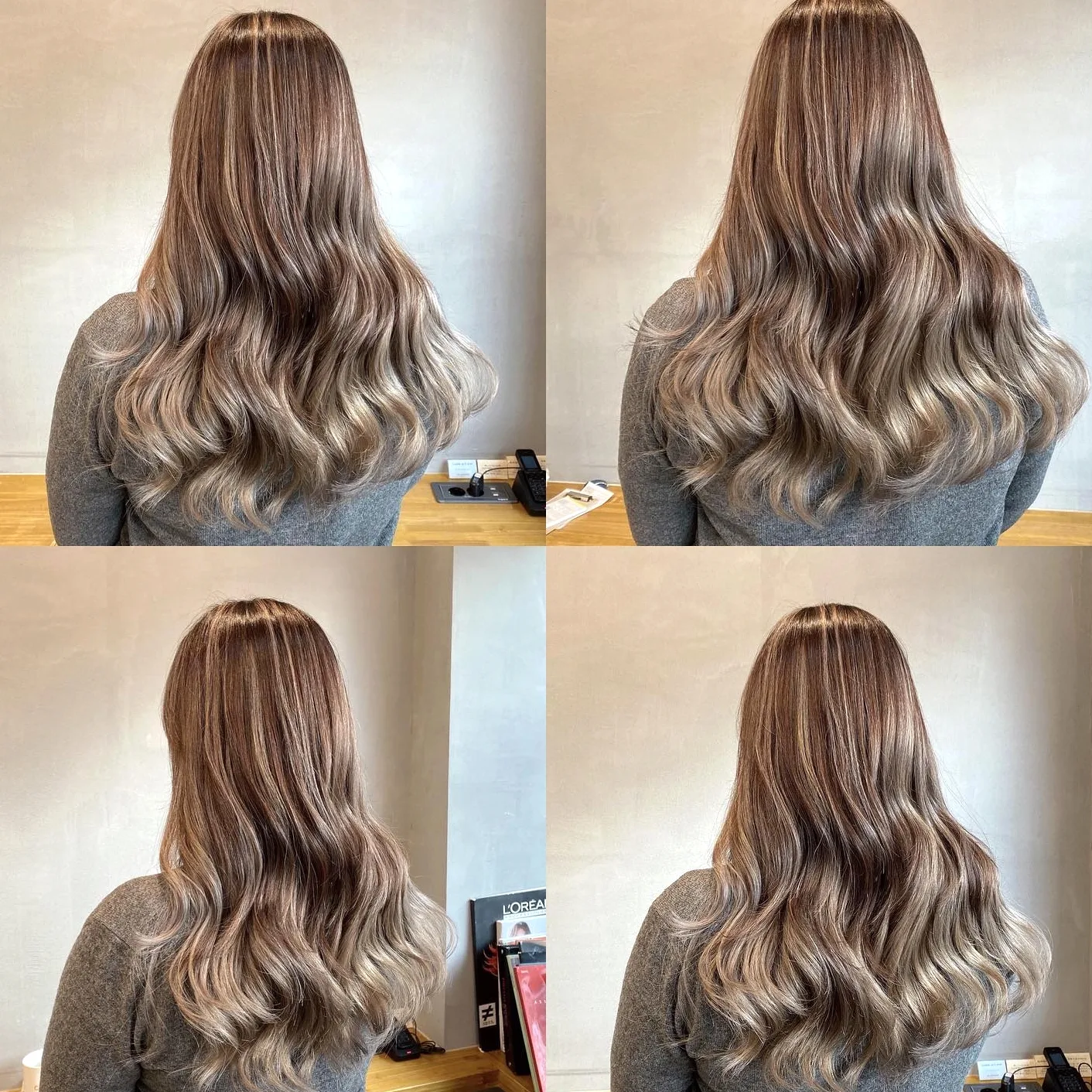 ash brown balayage Seoul 2026 - Style 9 at Korea Hair Salon Seoul