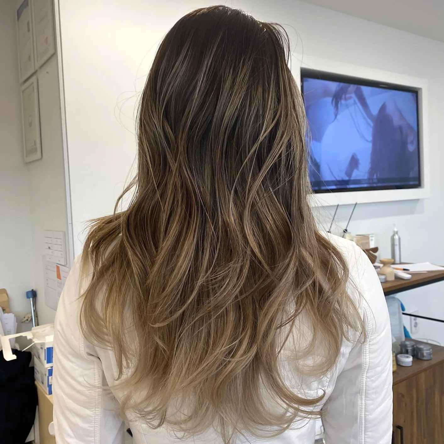 soft balayage for thick hair - Style 2 at Korea Hair Salon Seoul