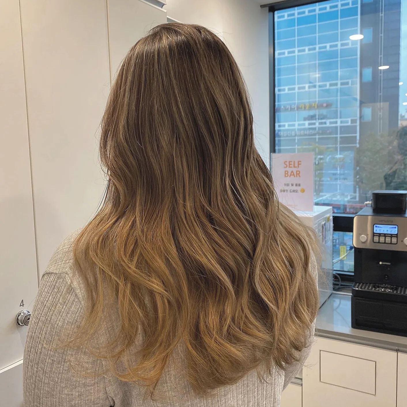 soft balayage for thick hair - Style 4 at Korea Hair Salon Seoul