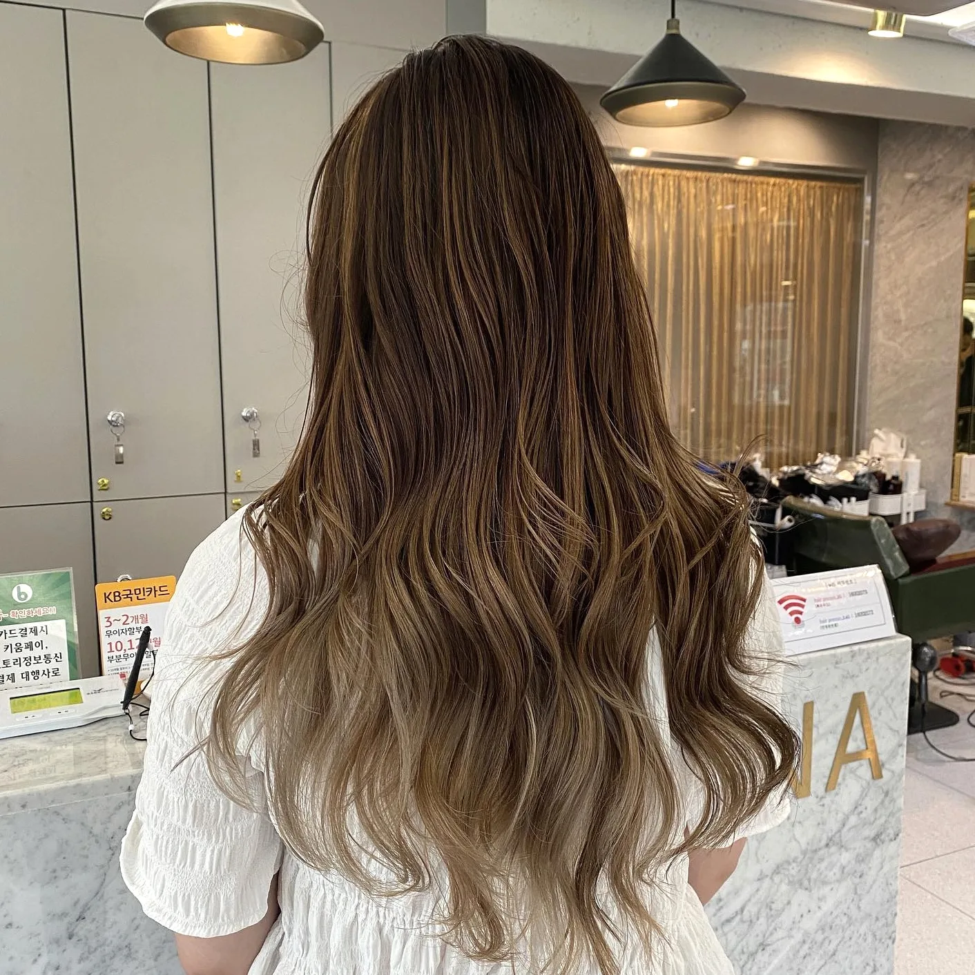 soft balayage for thick hair - Style 5 at Korea Hair Salon Seoul