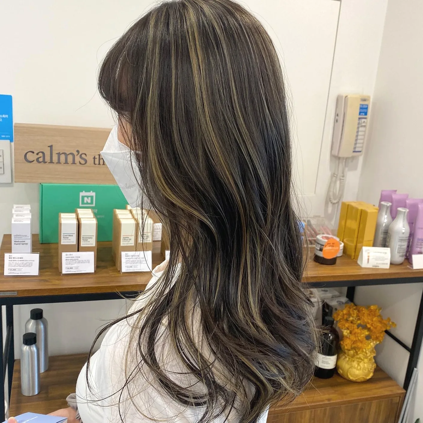 wavy layered hair Korea 2026 - Style 9 at Korea Hair Salon Seoul