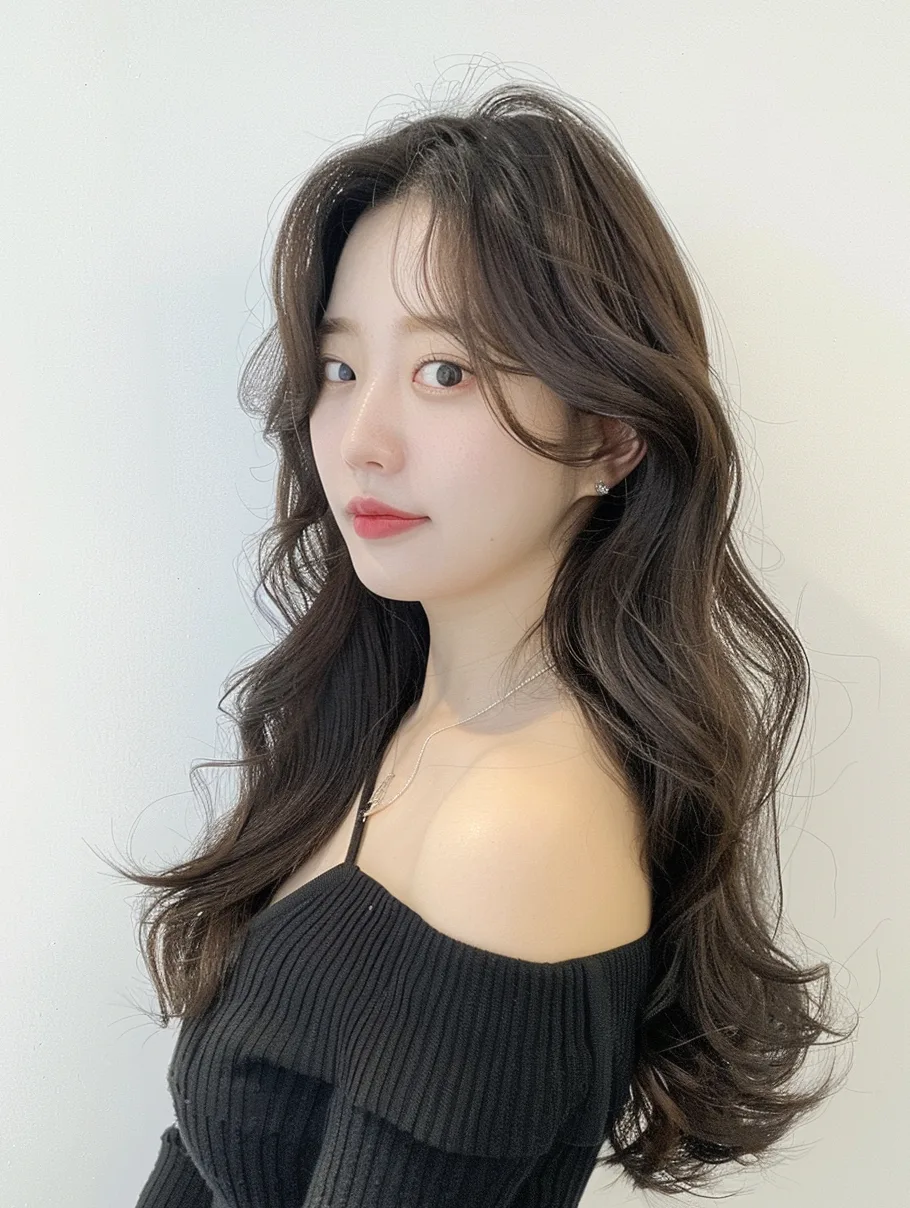 chic Korean layered cuts 2026 - Style 5 at Korea Hair Salon in Seoul, one of the best Korean hair salons for foreigners Seoul