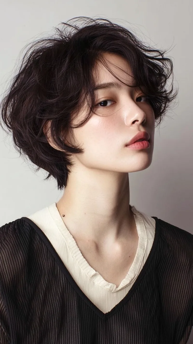 winter layered haircuts 2026 - Style 6 at Korea Hair Salon in Seoul, one of the best Korean hair salons for foreigners Seoul