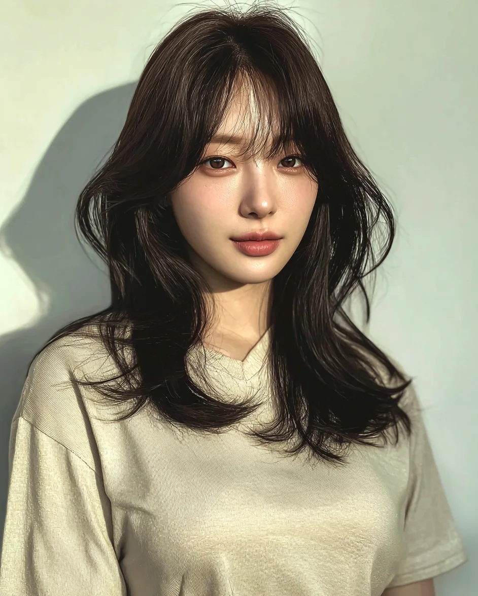 winter layered haircuts 2026 - Style 7 at Korea Hair Salon in Seoul, one of the best Korean hair salons for foreigners Seoul