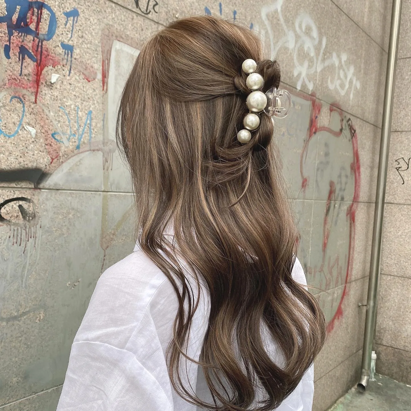 elegant ash brown balayage Seoul - Style 4 at Korea Hair Salon Seoul