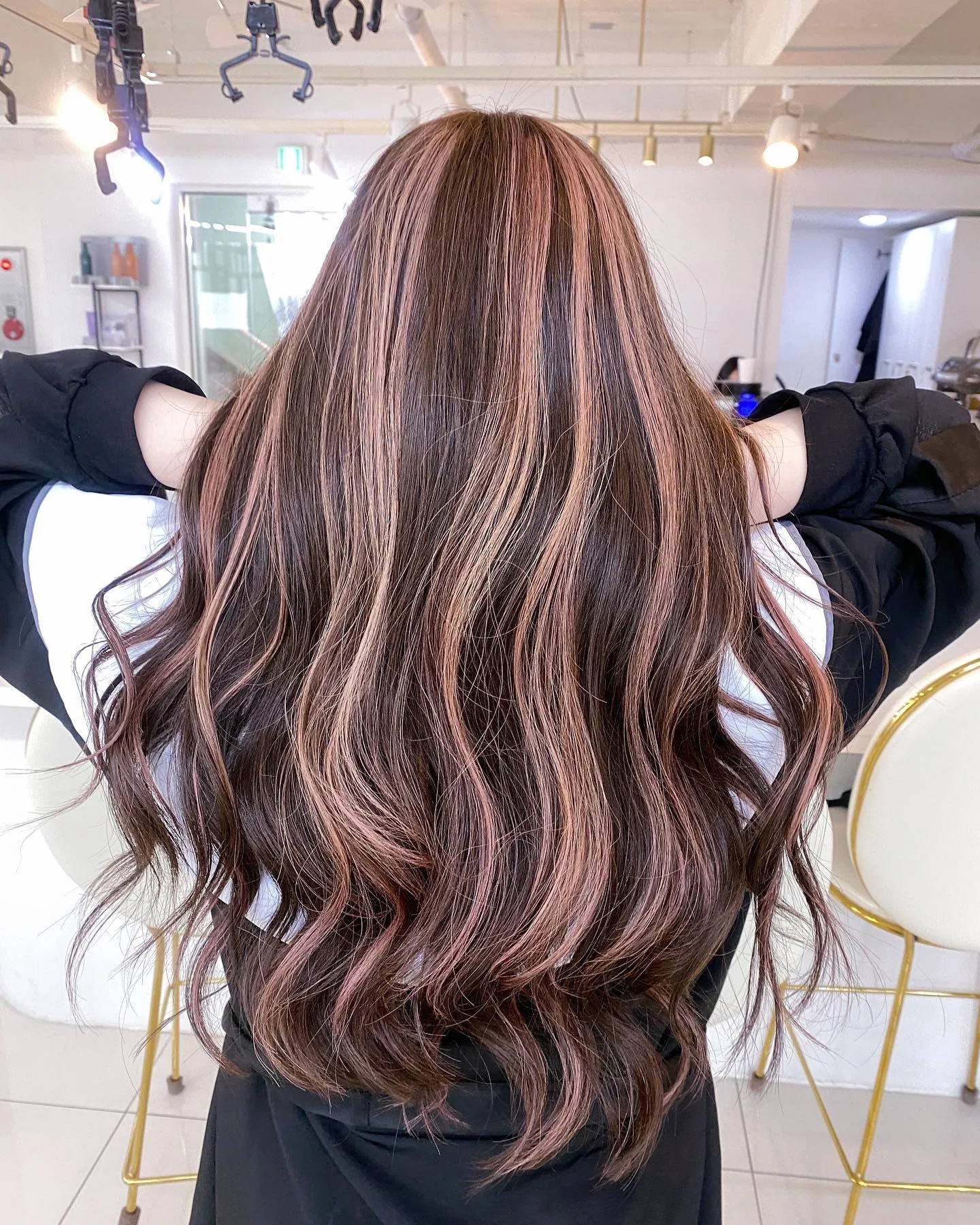 elegant ash brown balayage Seoul - Style 8 at Korea Hair Salon Seoul