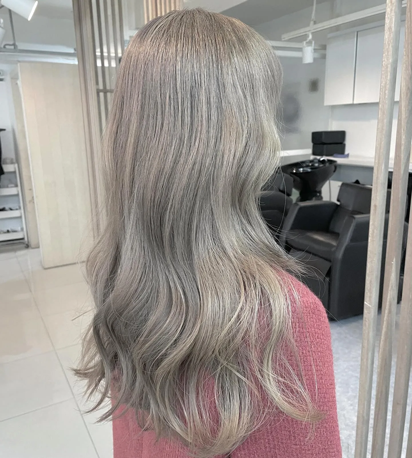elegant ash brown balayage Seoul - Style 8 at Korea Hair Salon Seoul